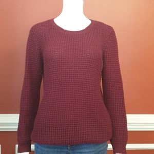 Maroon Knit Sweater